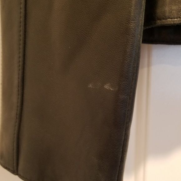 Andrew Marc Womens Kylie Leather  Racing Jacket - Picture 3 of 6